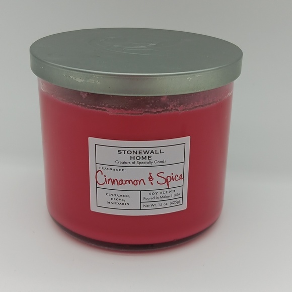 🌟 NEW Stonewall Home Cinnamon & Spice Candle - Picture 1 of 5